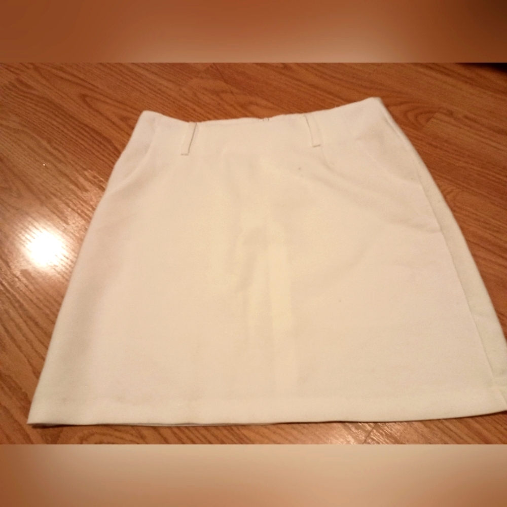 White skirt